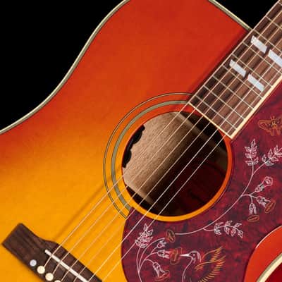 Epiphone Hummingbird Standard Cherry Sunburst with Gig Bag image 5