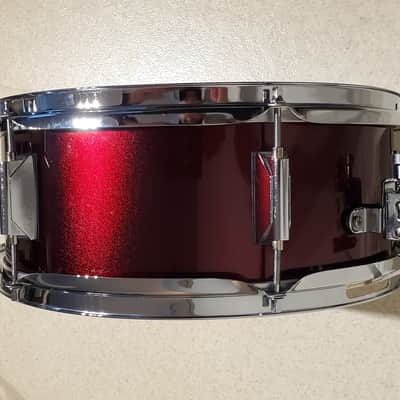 BURGUNDY Snare Drum 14"x5" - Motown 6 Lug - Gorgeous Ultra Clean image 9