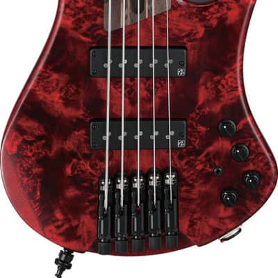 Ibanez EHB Ergonomic Headless Bass 5 String w/Bag - Stained Wine Red Low Gloss (EHB1505SWL) image 13