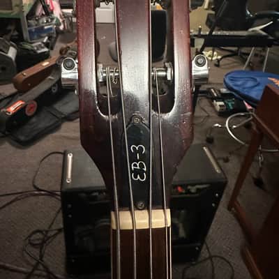 Gibson EB-3 with Slotted Headstock 1969 - 1972 - Cherry image 4