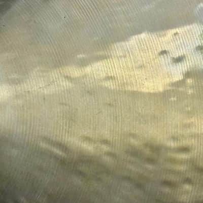 GOLDEN! ULTRA THIN!! 17" Sabian HHX PROTOTYPE Crash 990g image 5