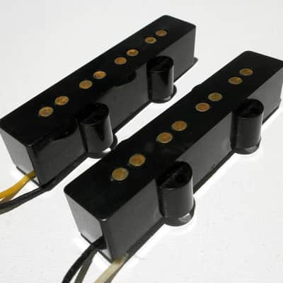 Jazz Bass Pickups A2 Aged Relic Hand Wound Alnico 2 Bridge Neck Fender by Q pickups image 2