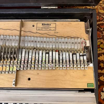 Vintage 1981 Fender Rhodes Mark Two MKII Stage 73 Electric Piano w/ Legs & Pedal image 11