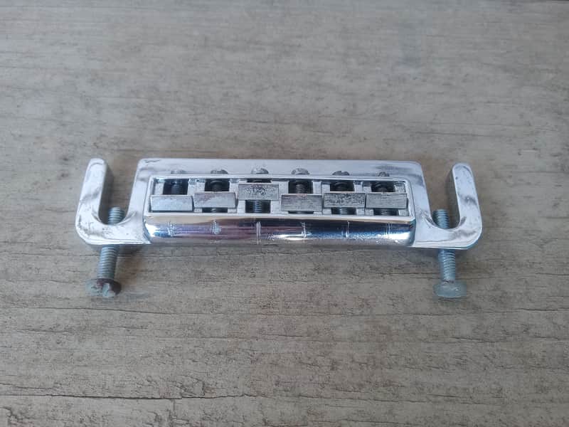 Vintage 1970's Leo Quan "Pat. Appl'd For" Badass Wraparound Guitar Bridge! Clean, Original Part! image 1