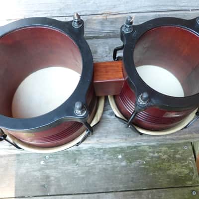World Beat  professional bongos  cherry image 8