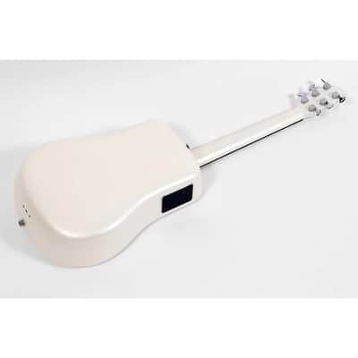 LAVA MUSIC ME 4 Carbon Fiber 36" Acoustic-Electric Guitar with Airflow Bag White image 2