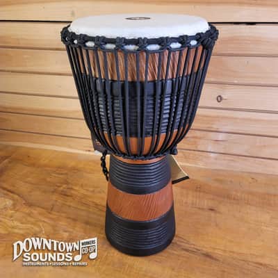 Meinl 10" Original African Style Rope Tuned Earth Djembe with Meinl Djembe Bag image 5