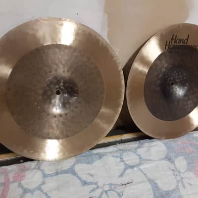 Sabian 14" HH Hand Hammered Duo Hi-Hat Cymbals (Pair) 2002 - 2003 - Natural image 14