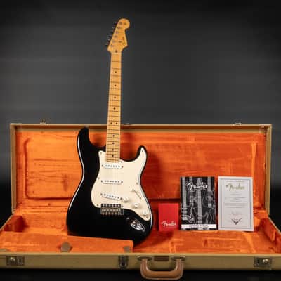 2004 Fender Custom Shop Eric Clapton Signature Stratocaster MN - Black | USA "Blackie" Noiseless Pickups Midboost | CoA OHSC image 1