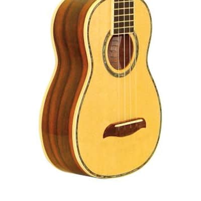 Oscar Schmidt OU3-R Concert Ukulele - Natural Spruce (OU3-A-U) image 2