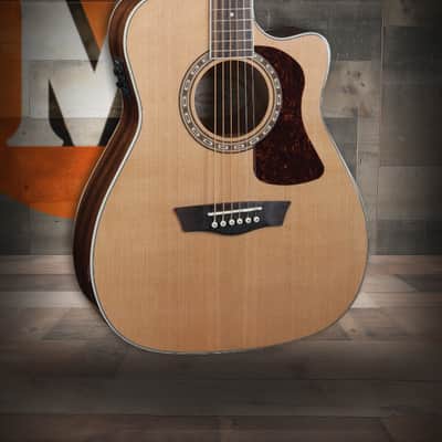 Washburn Heritage 10 Series F11SCE Acoustic-Electric - Natural (HF11SCE-O-U) image 1