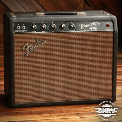 1965 Fender Princeton-Amp (Blackface Circuit AA964) 12-Watt 1x10" Guitar Combo - Serviced
