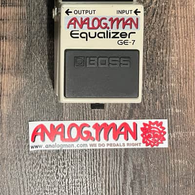 Analogman Pro Modded Boss GE-7 Equalizer MADE in JAPAN w/ Green LED image 3