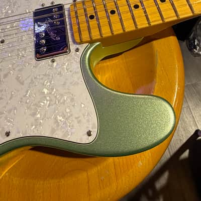 Fender American Professional II Telecaster Deluxe with Maple Fretboard 2020 - Present - Mystic Surf Green image 8