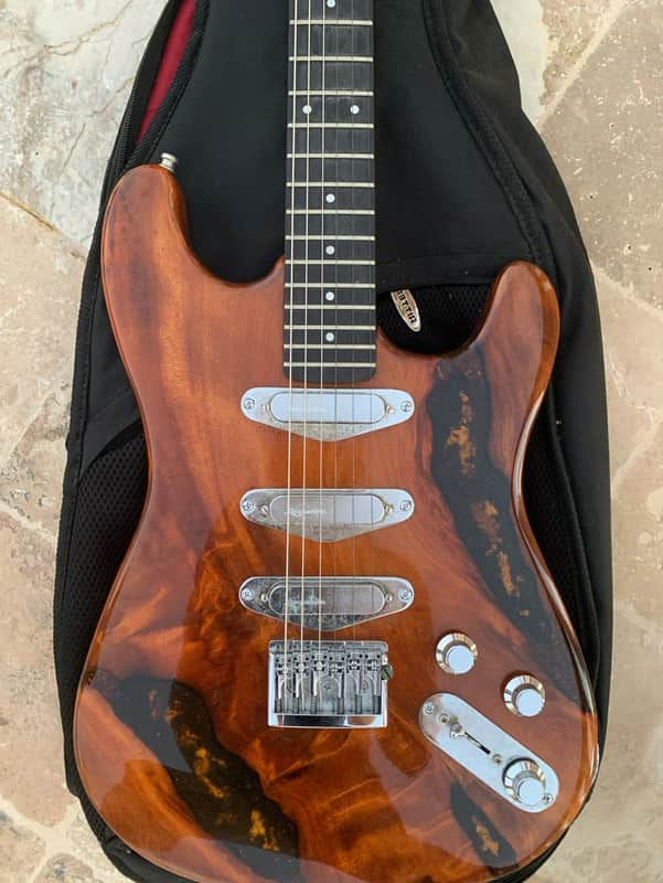 Langcaster Kauri Swamp Wood Electric guitar image 1