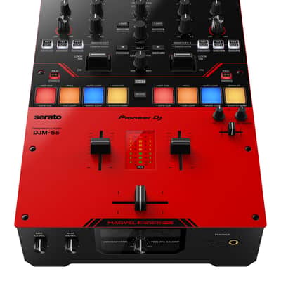 Pioneer DJM-S5 Scratch-style 2-Channel DJ Mixer (Gloss Red) image 3