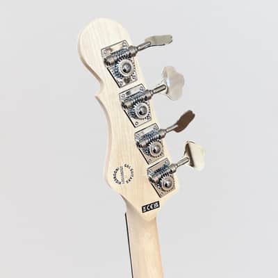 G&L Tribute Series Fallout 4 String Short Scale Electric Bass Guitar - Olympic White image 8