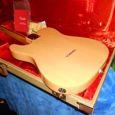 Fender Vintera Nocaster Telecaster 50's Butterscotch with upgrades and G&G tweed case image 10
