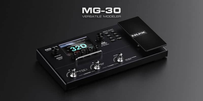 NUX MG-30 Multi-Effects Versatile Modeler Pedal (global version) image 1