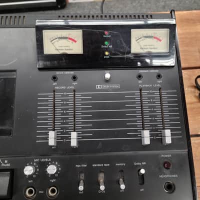 Harman/Kardon HK 2000 2 Channel Cassette Taoe Recorder 1980s Black image 4