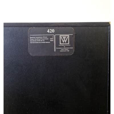 Wharfedale 420 - Hi-Fi Speakers - Pair - Black - Good image 11