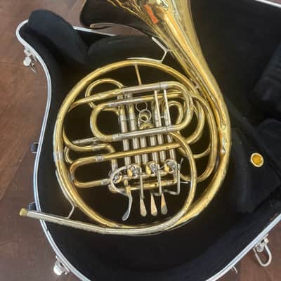 C. G. Conn 6D Double French horn. Made in USA image 6