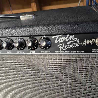 Fender '65 Twin Reverb Reissue 85-Watt 2x12" Guitar Combo 1991 - Present - Black image 5