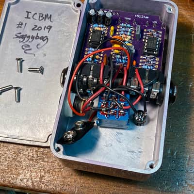 Super-Freq ICBM (EHX Op-amp Big Muff clone) 2019 Purple Sparkle image 6