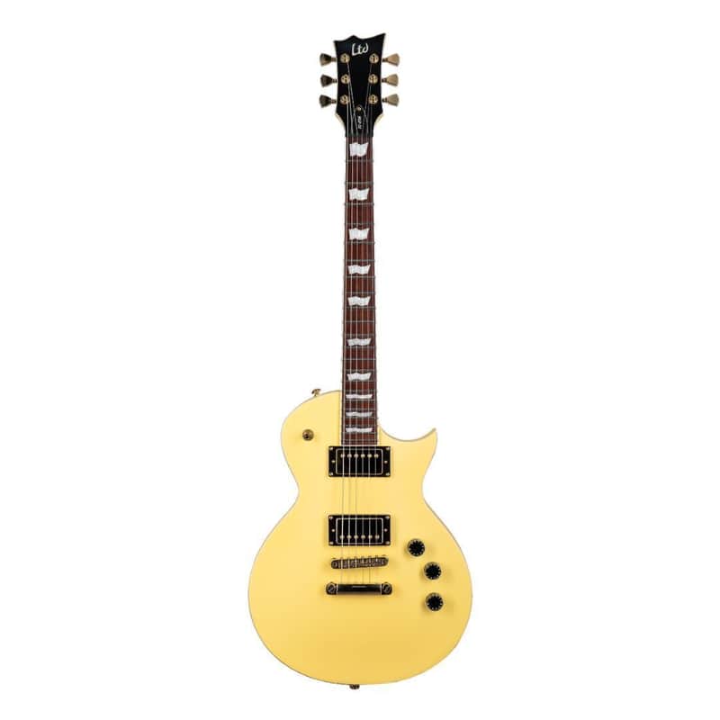 ESP LTD EC-256 6-String Right-Handed Electric Guitar with Mahogany Body and Roasted Jatoba Fingerboard (Vintage Gold Satin) image 1