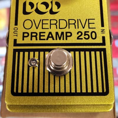 DOD Overdrive Preamp 250 Reissue with LM741 Op Amp 2023 - Present - Bullion Gold image 1