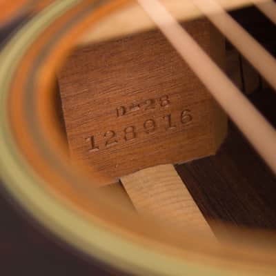 C. F. Martin  D-28 owned and played by Chris Eldridge Flat Top Acoustic Guitar (1953), ser. #128916, original black hard shell case. image 15