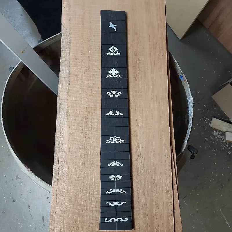 25.5" Scale Jerry Garcia Wolf Fretboard image 1