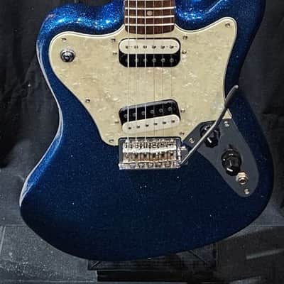 Squier Paranormal Super Sonic Blue Sparkle image 1
