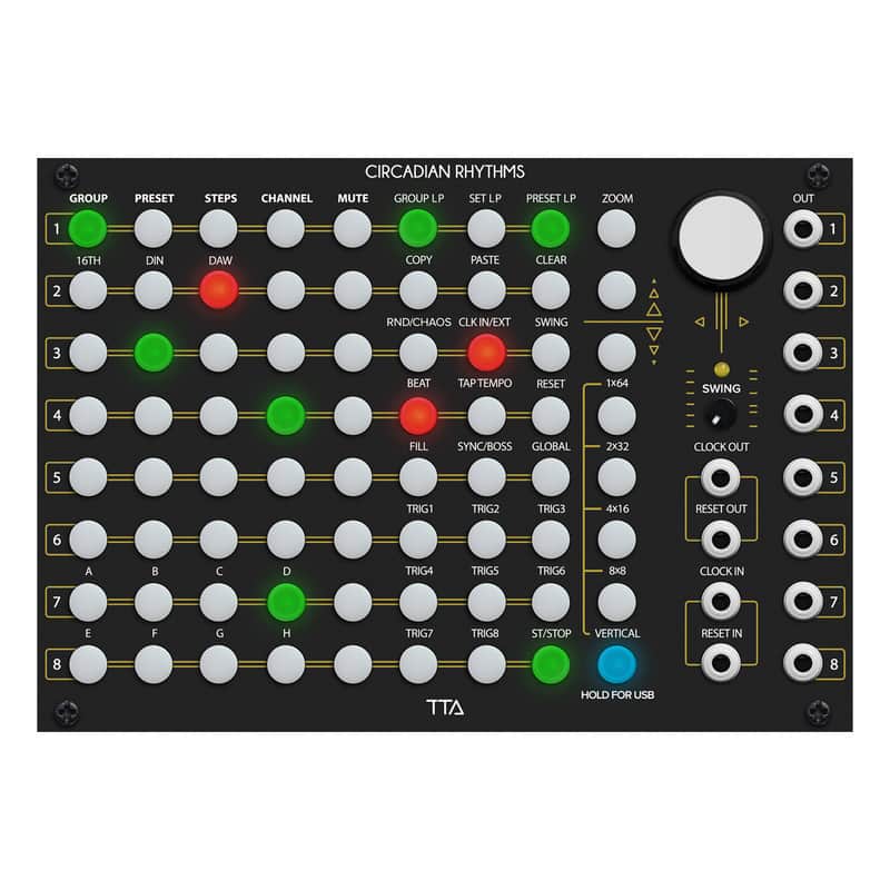 Tiptop Audio Circadian Rhythms Eurorack Sequencer Module (Black) image 1