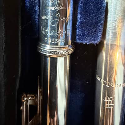 Trevor James Virtuoso II Open Hole Flute - HW / 9LR 925 Sterling Silver image 5