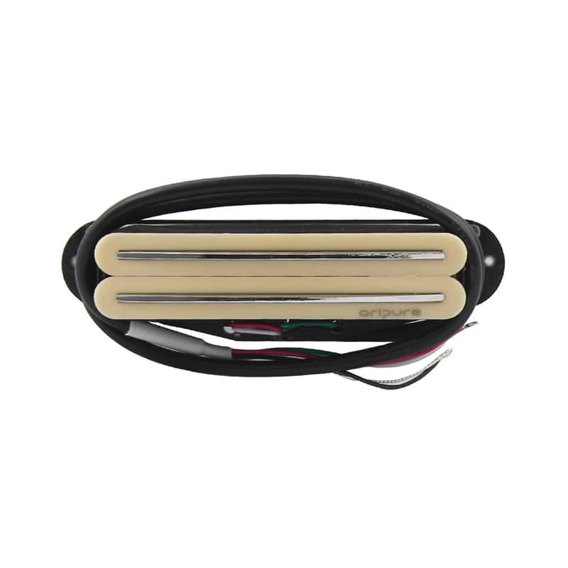 OriPure PB5 Dual Rails Humbucker Alnico 5 Pickups Cream 10-11K for ST SQ Guitar image 1