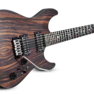 Schecter C-1 Exotic Ebony Natural Satin image 3