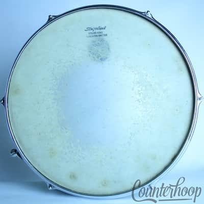 *Slingerland Deluxe 14x5.5"Snare Drum WMP Vintage 60s Chrome Brass Rims COB 3ply image 7