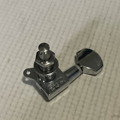 2000's Jackson RR3 Dinky Guitar Chrome Jin Ho Korea Tuners Tuning Pegs 6 In Line image 7