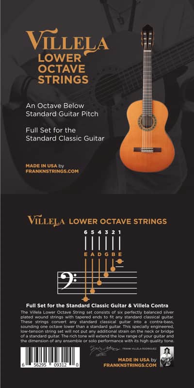 Villela Lower Octave Strings for Classical Guitar image 1
