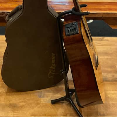 Takamine 12 String Acoustic Electric EF385 w Takamine Logo Case & Owners Manual image 10