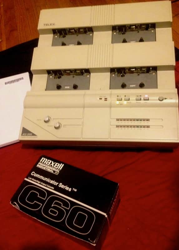 TELEX ACC-2000 Professional 16X Analog Audio Cassette tape duplicator image 1