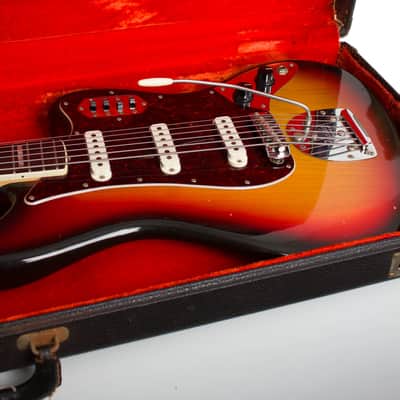 Fender Bass VI Electric 6-String Bass Guitar (1974), ser. #626103, original black tolex hard shell case. image 17