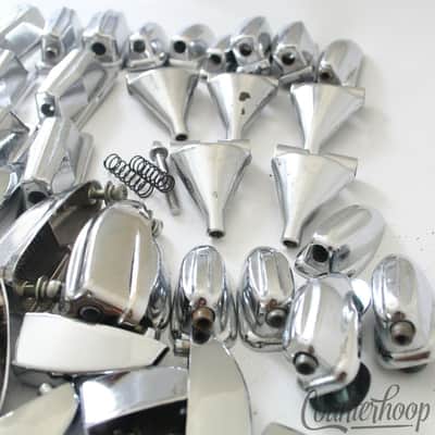 Bass/Floor/Tom Drum Lugs Pearl/Tama/Yamaha Parts Lot+Claws+Muffler Chrome+Screws image 3