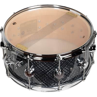 Drum Workshop Collectors Series 6.5x14 Snare Drum - Grey Crystal image 4