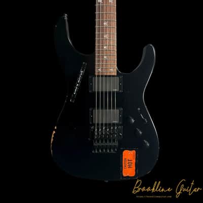 ESP KH-2 Vintage Kirk Hammett Signature | Distressed Black image 1