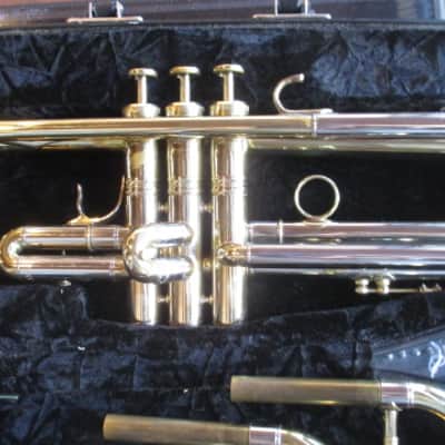 Flip Oakes Wild Thing Bb Trumpet #3314 Lacquer w/ Hard shell gig bag and three tuning slides image 4