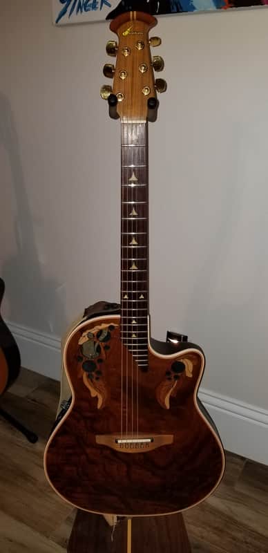 Ovation Limited Edition USA Elite Walnut Acoustic-Electric Guitar *RARE* image 1