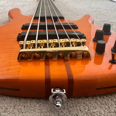 Yamaha TRB6P - Orange with Strap Locks image 3