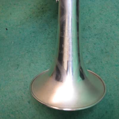 Holton Super Collegiate Silver Cornet 1955 - Reconditioned - Case & Bach 7C MP image 3